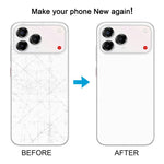 Cover posteriore in plastica adesiva per ZTE nubia V80 Pro., For ZTE nubia V80 Pro