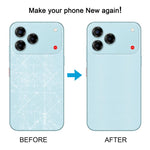 Cover posteriore in plastica adesiva per ZTE Nubia V80., For ZTE nubia V80 Design
