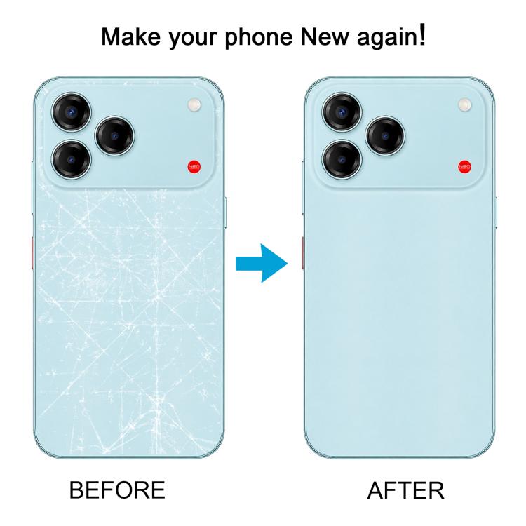 Cover posteriore in plastica adesiva per ZTE Nubia V80., For ZTE nubia V80 Design