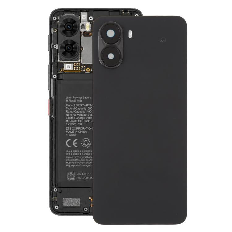 Cover posteriore in plastica con cornice per obiettivo della fotocamera per ZTE nubia S2 A504ZT., For ZTE nubia S2