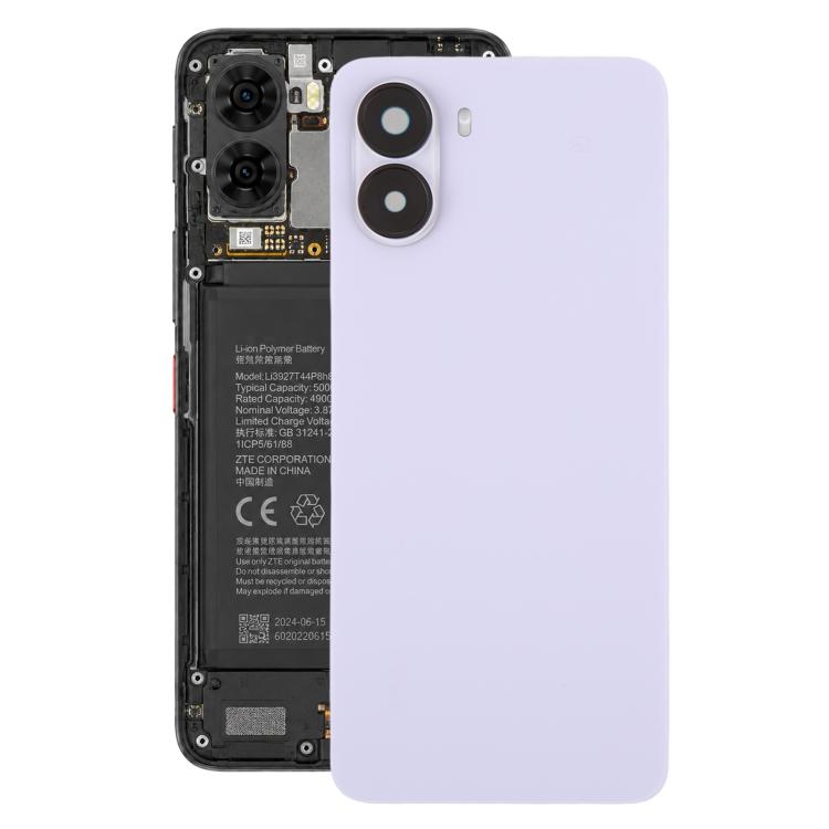Cover posteriore in plastica con cornice per obiettivo della fotocamera per ZTE nubia S2 A504ZT., For ZTE nubia S2