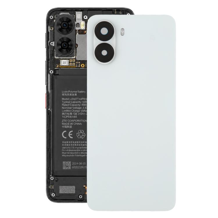 Cover posteriore in plastica con cornice per obiettivo della fotocamera per ZTE nubia S2 A504ZT., For ZTE nubia S2