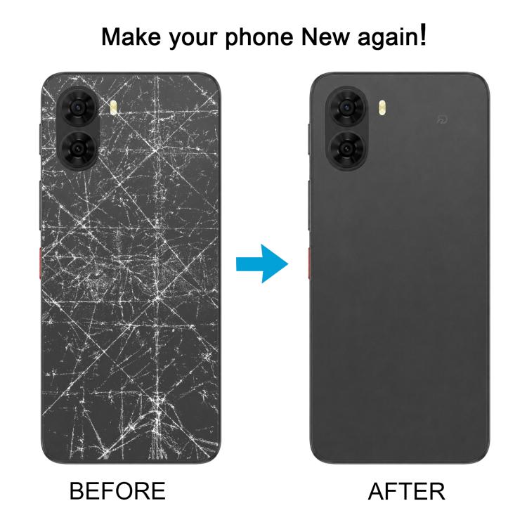 Cover posteriore in plastica con cornice per obiettivo della fotocamera per ZTE nubia S2 A504ZT., For ZTE nubia S2