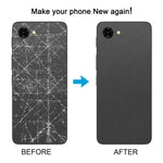 Cover posteriore in plastica con cornice per obiettivo della fotocamera per ZTE nubia S2R Z6305R / S2 Lite Z6305J., For ZTE nubia S2R