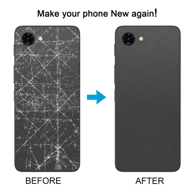 Cover posteriore in plastica con cornice per obiettivo della fotocamera per ZTE nubia S2R Z6305R / S2 Lite Z6305J., For ZTE nubia S2R