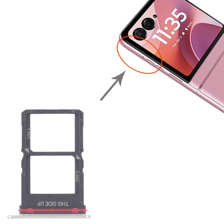 Vassoio per scheda SIM originale per Motorola Razr 60 / Razr 2025 + vassoio per scheda SIM, For Motorola Razr 60 / Razr 2025(Original,Dual SIM)