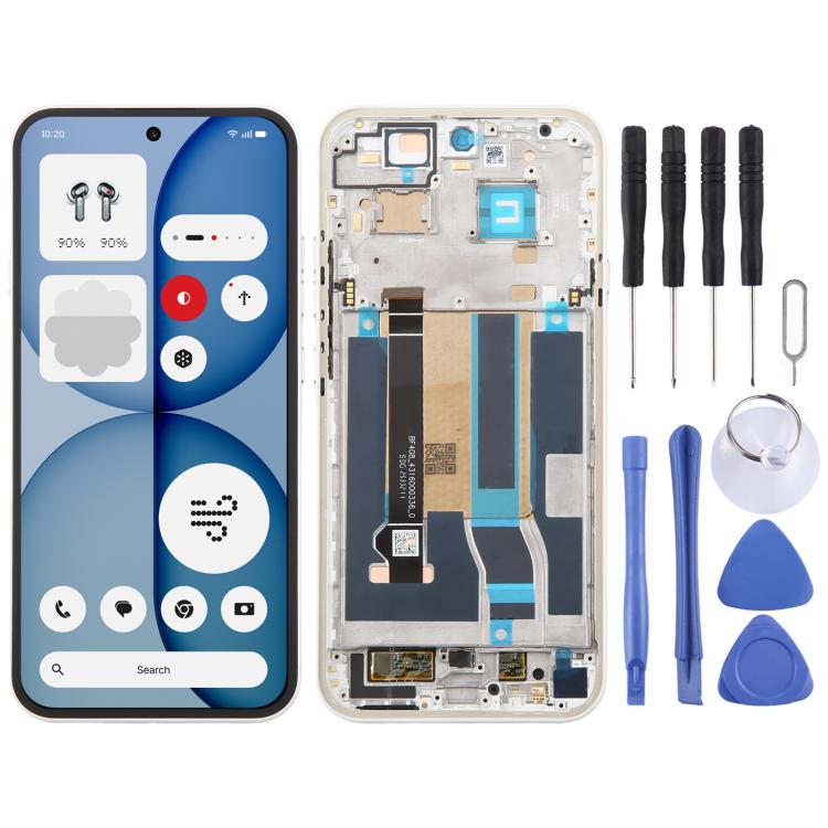 Schermo LCD AMOLED originale digitalizzatore completo con cornice per telefono Nothing Phone 4a A069., For Nothing Phone 4a(Original)