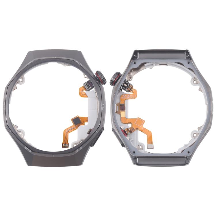 Cornice originale per schermo LCD Huawei Watch GT 6 Pro 46mm con cavo flessibile di alimentazione e anello graduato.