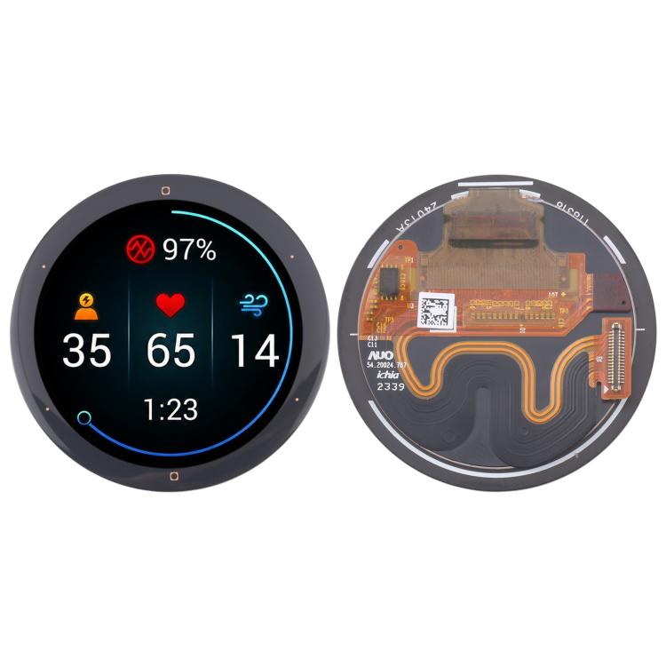 Schermo LCD originale con digitalizzatore per Garmin Venu 2S, assemblaggio completo., For Garmin Venu 2S (Gold), For Garmin Venu 2S (White)