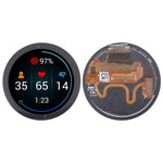 Schermo LCD originale con digitalizzatore per Garmin Venu 2S, assemblaggio completo., For Garmin Venu 2S (Gold), For Garmin Venu 2S (White)