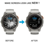 Vetro esterno in zaffiro originale per lo schermo frontale del Garmin Fenix 7 Pro da 47 mm, For Garmin Fenix 7 Pro 47mm(Original)