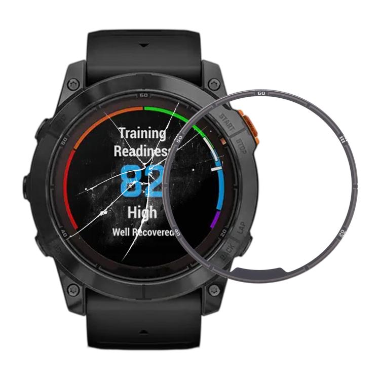 Vetro esterno in zaffiro originale per lo schermo frontale del Garmin Fenix 7X Pro da 51 mm, For Garmin Fenix 7X Pro 51mm(Original)