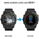 Vetro esterno in zaffiro originale per lo schermo frontale del Garmin Fenix 7X Pro da 51 mm, For Garmin Fenix 7X Pro 51mm(Original)