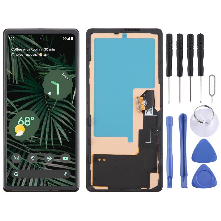 For Google Pixel 6A TFT LCD Screen with Digitizer Full Assembly