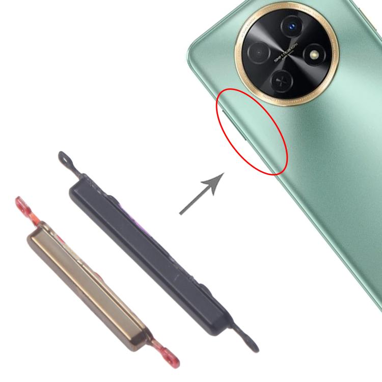 Per Huawei nova Y91, 10 coppie di pulsanti di accensione e controllo del volume, For Huawei nova Y91(Original)
