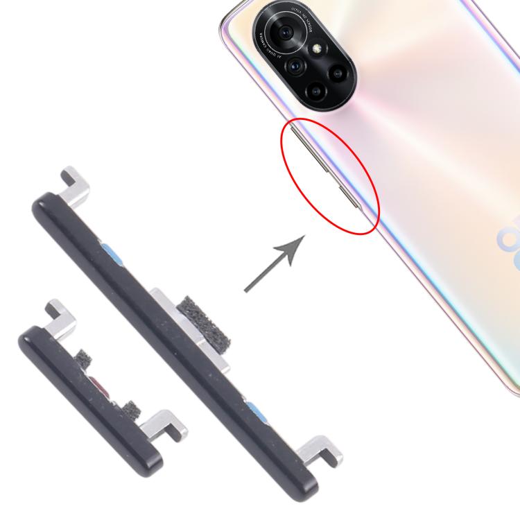 Per Huawei nova 8, 10 paia di pulsanti di accensione e controllo del volume originali, For Huawei nova 8(Original)
