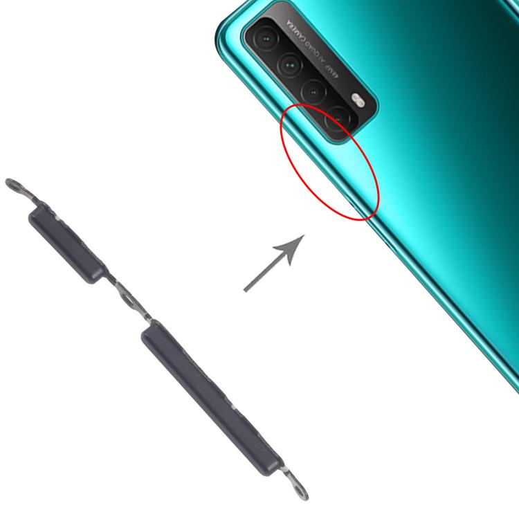 Per Huawei Y7a, 10 paia di pulsanti di accensione e controllo del volume originali, For Huawei Y7a(Original)