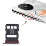 Vassoio originale per SIM card + vassoio per scheda NM per Huawei Pocket, 10 pezzi., For Huawei Pocket 2(Original)