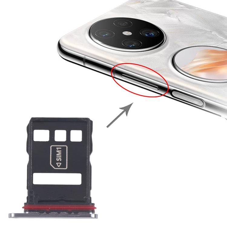 Vassoio originale per SIM card + vassoio per scheda NM per Huawei Pocket, 10 pezzi., For Huawei Pocket 2(Original)