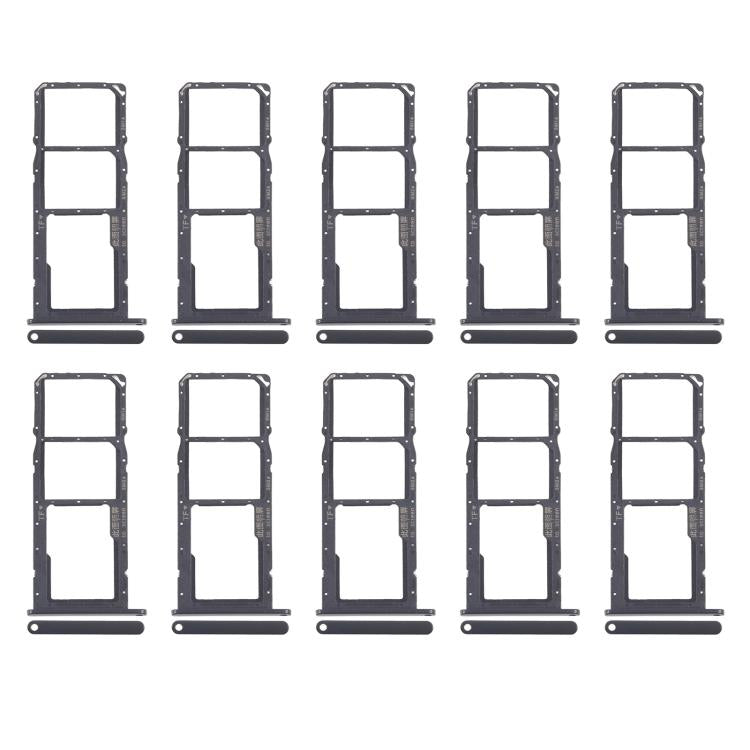Per Huawei Y7a 10 pezzi Vassoio originale per SIM + Vassoio per SIM + Vassoio per Micro SD, For Huawei Y7a(Original)