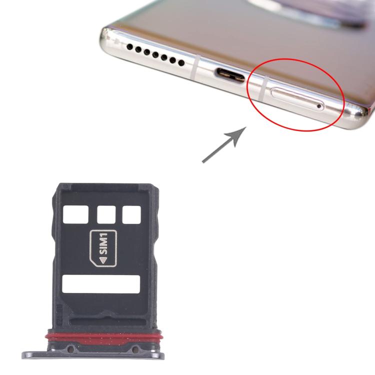 Vassoio originale per scheda SIM + vassoio per scheda NM per Huawei Mate 40 Pro, For Huawei Mate 40 Pro(Original)