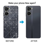 Cover posteriore in plastica per batteria con copriobiettivo della fotocamera per ZTE Axon 40 Lite., For ZTE Axon 40 Lite(with Camera Cover)