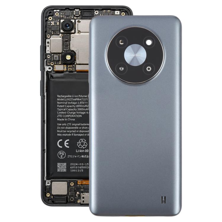 Cover posteriore con cornice per obiettivo fotocamera per ZTE Blade A73 5G, For ZTE Blade A73 5G(with Camera Lens Frame)