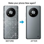 Cover posteriore con cornice per obiettivo fotocamera per ZTE Blade A73 5G, For ZTE Blade A73 5G(with Camera Lens Frame)