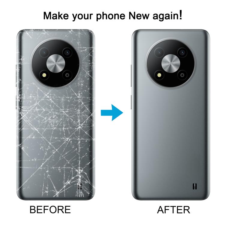 Cover posteriore con cornice per obiettivo fotocamera per ZTE Blade A73 5G, For ZTE Blade A73 5G(with Camera Lens Frame)