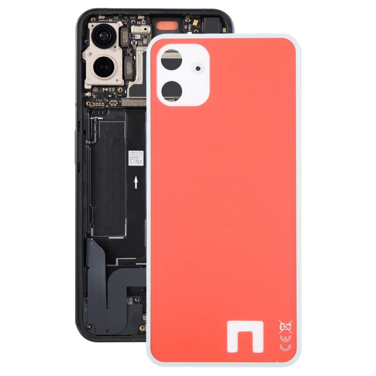 Cover posteriore in vetro For Nothing Phone 1 A063 con adesivo, For Nothing Phone 1(with Adhesive)