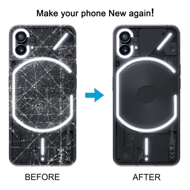 Cover posteriore in vetro For Nothing Phone 1 A063 con adesivo, For Nothing Phone 1(with Adhesive)