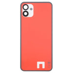 Cover posteriore in vetro per batteria con cornice per obiettivo della fotocamera For Nothing Phone 1 A063, For Nothing Phone 1(with Camera Lens Frame)