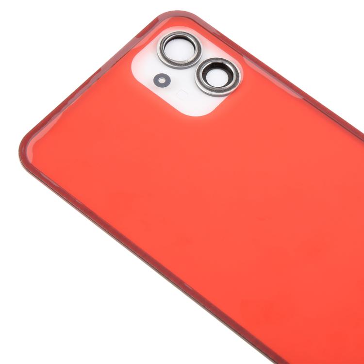 Cover posteriore in vetro per batteria con cornice per obiettivo della fotocamera For Nothing Phone 1 A063, For Nothing Phone 1(with Camera Lens Frame)