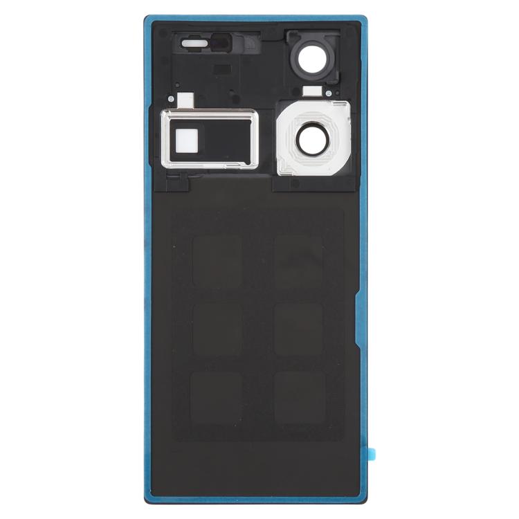 Cover posteriore in vetro originale con cornice per obiettivo della fotocamera per ZTE nubia Z60 Ultra NX721J Photographer Edition., For ZTE nubia Z60 Ultra(Original)