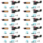 Per iPhone 16e 10 set Altoparlante Suoneria Buzzer Rete Antipolvere, For iPhone 16e