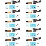 Per iPhone 16e 10 set Altoparlante Suoneria Buzzer Rete Antipolvere, For iPhone 16e