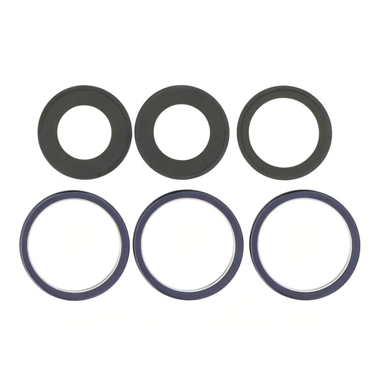 Lente in vetro per fotocamera posteriore con anello in metallo per iPhone 17 Pro Max / 17 Pro, For iPhone 17 Pro / 17 Pro Max