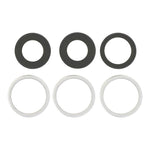 Lente in vetro per fotocamera posteriore con anello in metallo per iPhone 17 Pro Max / 17 Pro, For iPhone 17 Pro / 17 Pro Max