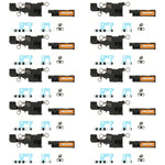Per iPhone 17, 10 set di altoparlanti, suonerie, buzzer e retine antipolvere., For iPhone 17