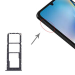 Vassoio per SIM card + Vassoio per SIM card + Vassoio per Micro SD per ZTE Blade A36 Z2472, For ZTE Blade A36(Original)