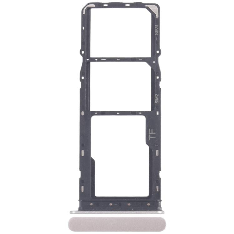 Vassoio per SIM card + Vassoio per SIM card + Vassoio per Micro SD per ZTE Blade A36 Z2472, For ZTE Blade A36(Original)