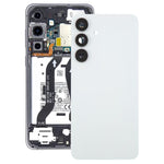 Cover posteriore originale per batteria con cornice per obiettivo fotocamera per Galaxy S25 FE SM-S731B., For Samsung Galaxy S25 FE(with Camera Lens Frame)