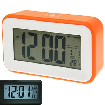 Sveglia multifunzione con ampio schermo, calendario, luce LCD e funzione snooze touch