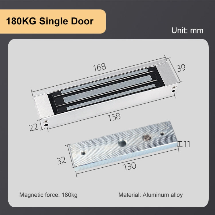 Serratura magnetica a porta singola YH-180 (300 libbre)