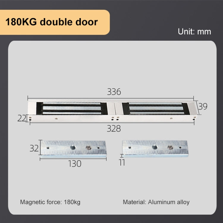 Serratura magnetica a doppia porta YH-180D (300 libbre)