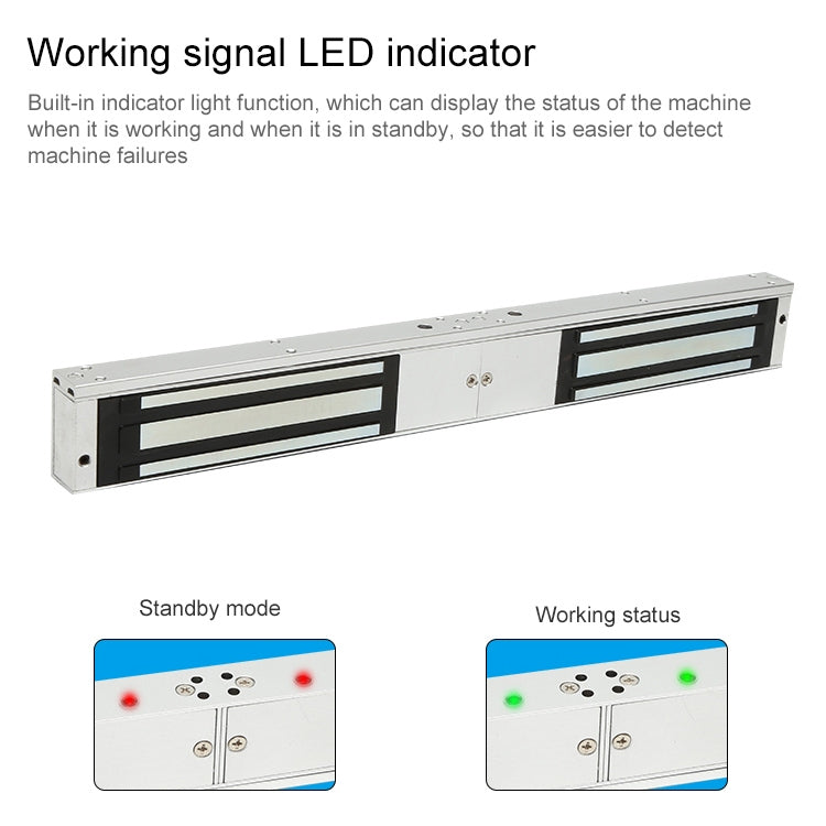 Serratura magnetica a doppia porta YH-280D (600 libbre)