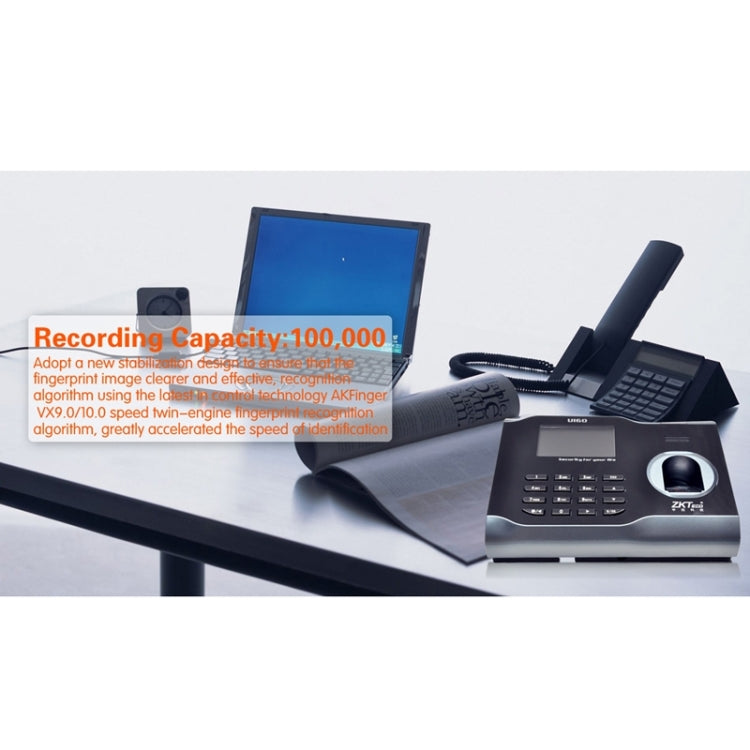 U160 Orologio presenza impronte digitali 3" TCP/IP USB