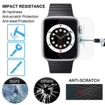 Per Apple Watch Edition 42mm 42mm Diametro quadrante 9H+ Durezza superficiale 2.5D Pellicola in vetro temperato antideflagrante, For Series 3&2&1 42mm