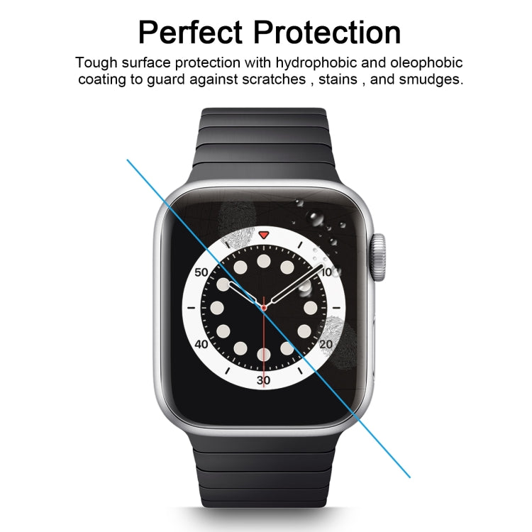 Per Apple Watch Edition 42mm 42mm Diametro quadrante 9H+ Durezza superficiale 2.5D Pellicola in vetro temperato antideflagrante, For Series 3&2&1 42mm