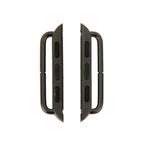 2 pezzi per Apple Watch 42 mm cinturino in metallo connettore fibbia in metallo